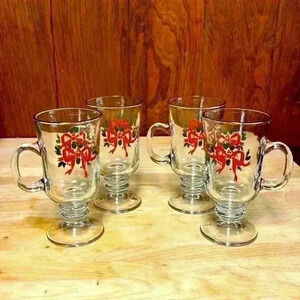 Libbey Glass Company Indiana Glass Pattern "Irish Mug" Vintage